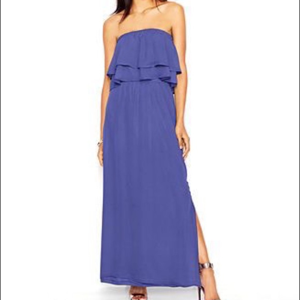 Chiffon Ruffle Maxi Dress